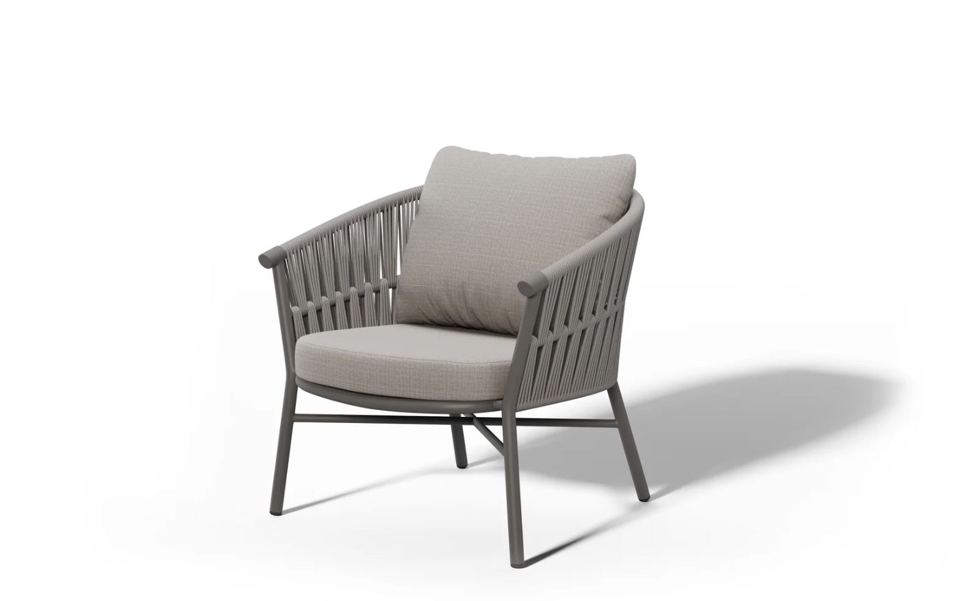 Fan Lounge taupe / beige-meliert – Bild 6
