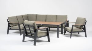 Palace Lounge anthrazit / hellgrau