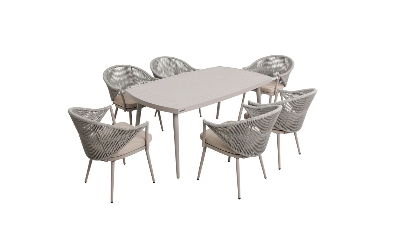 Delphi Tischgruppe greige / dunkelbeige – Bild 7