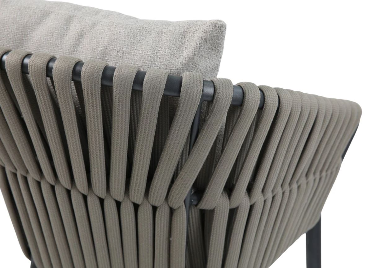 Nizza Barhocker anthrazit / taupe – Bild 4