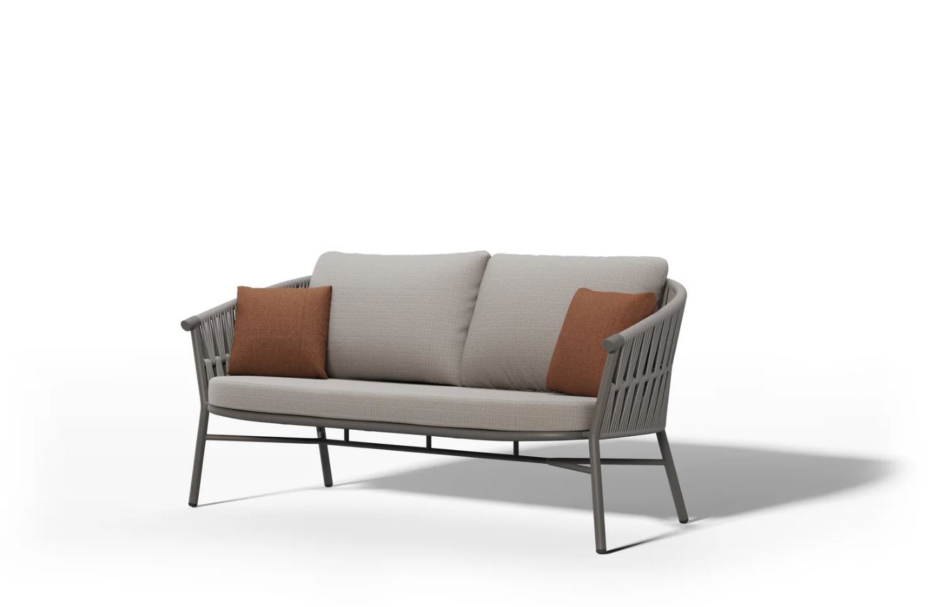 Fan Lounge taupe / beige-meliert – Bild 7
