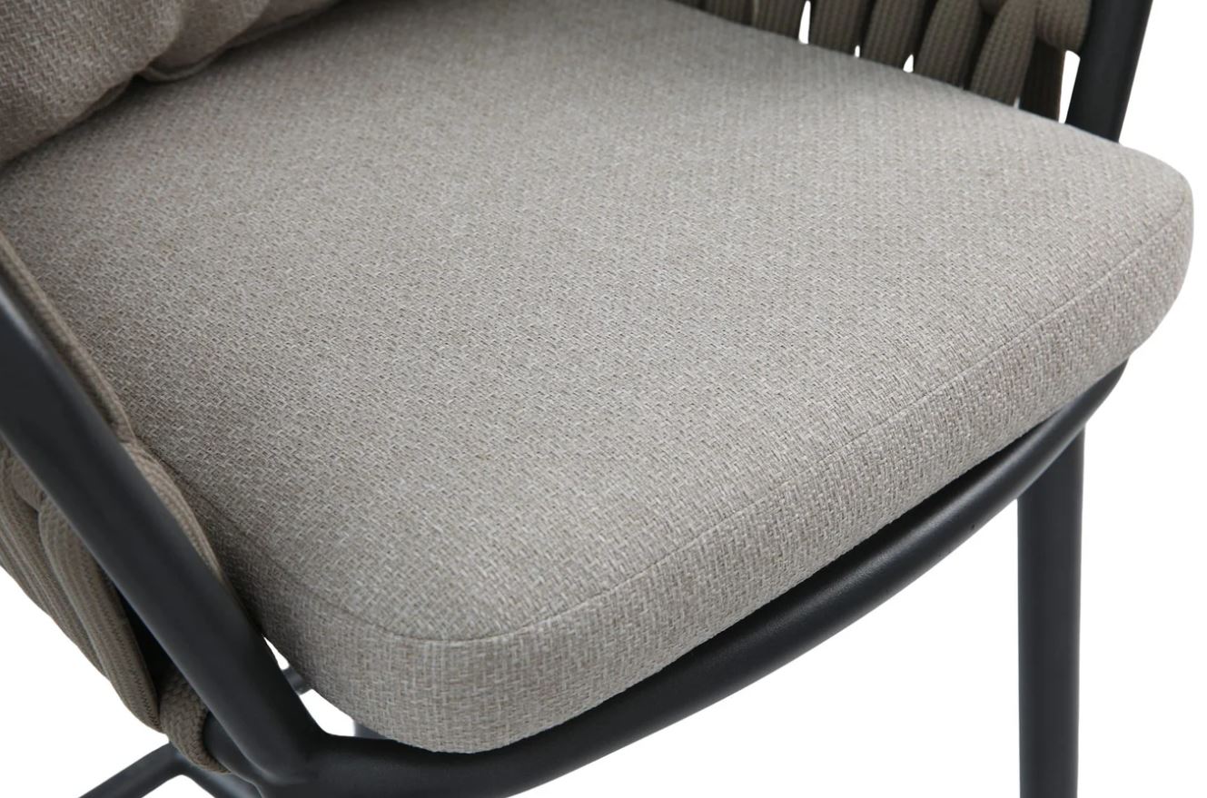 Nizza Barhocker anthrazit / taupe – Bild 5