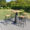 Medusa Barset anthrazit / teak