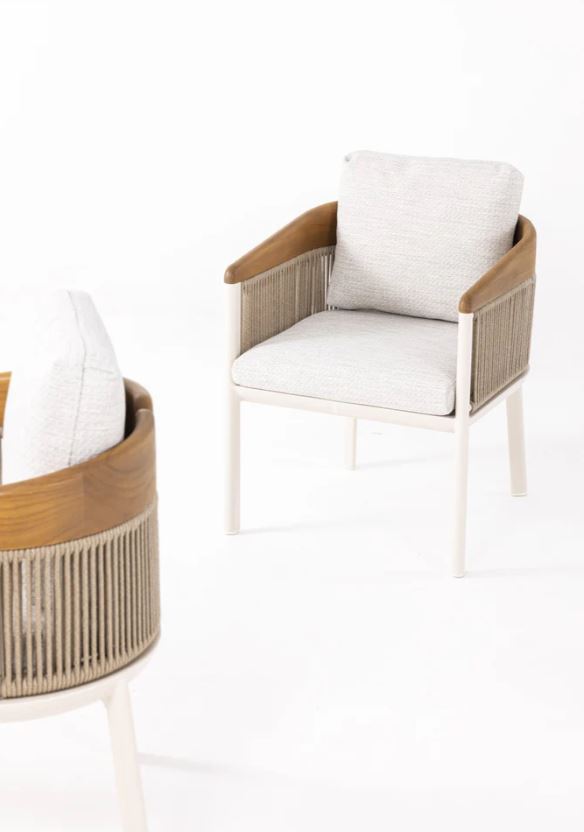 Bienno Stuhl ivory / taupe – Bild 4