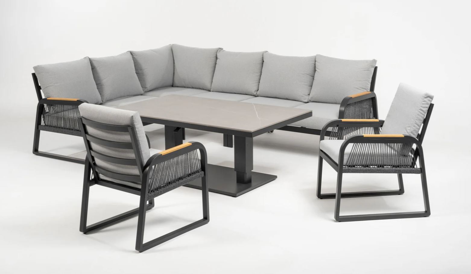 Limnos Lounge anthrazit / grau – Bild 8