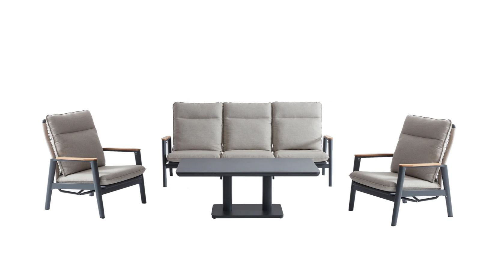 Oasis Lounge anthrazit / beige