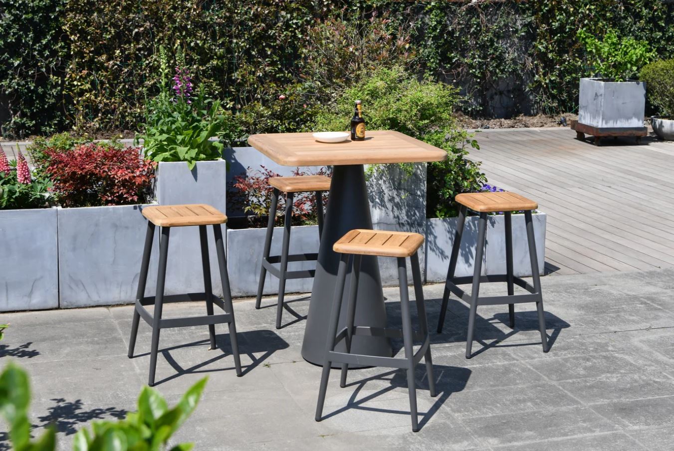Medusa Barset anthrazit / teak – Bild 2