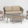 Fan Lounge taupe / beige-meliert