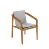 Brasilia Stuhl Teak / hellgrau