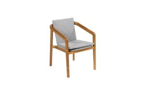 Brasilia Stuhl Teak / hellgrau