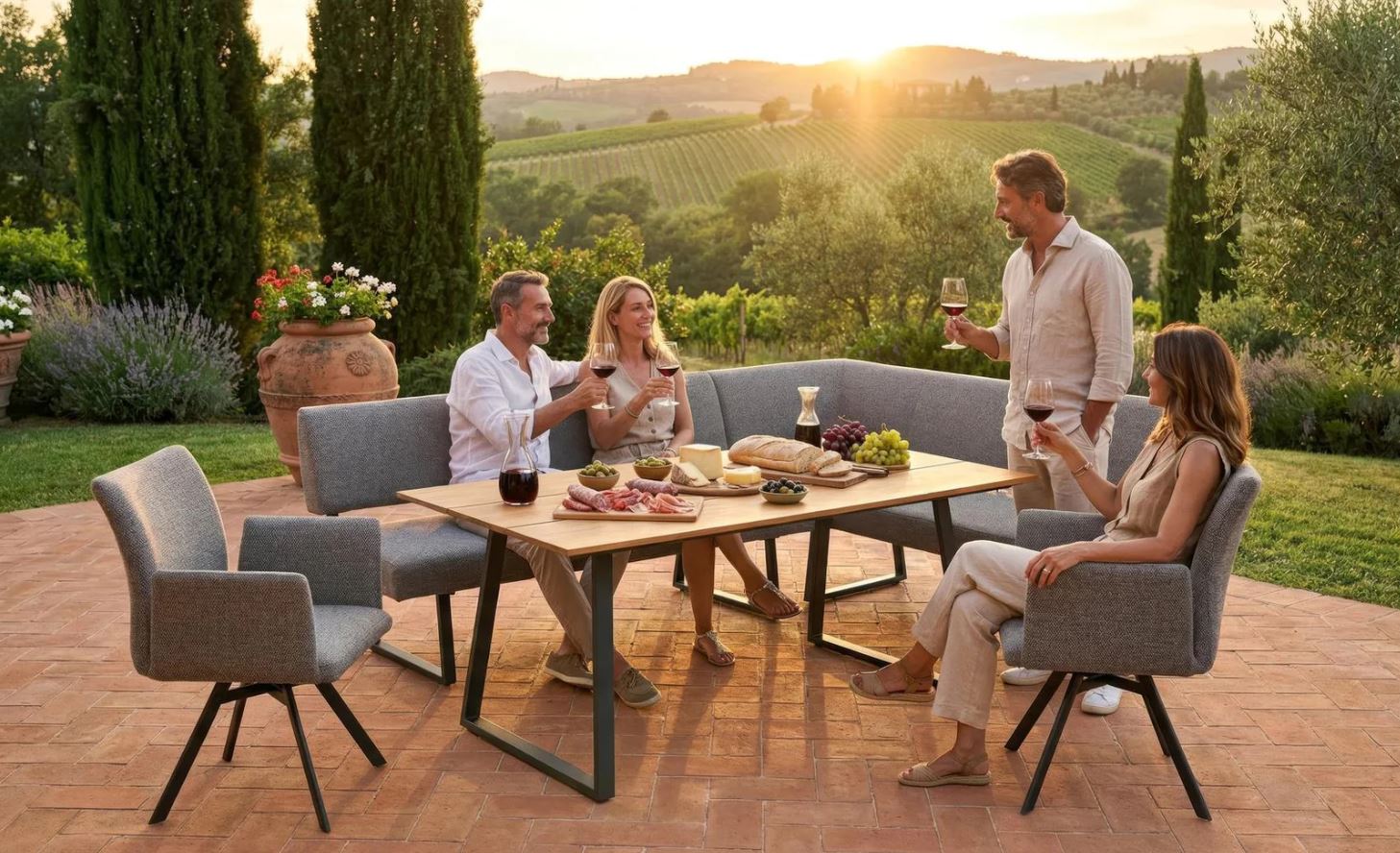 Ibiza Lounge anthrazit / mixed grey – Bild 5
