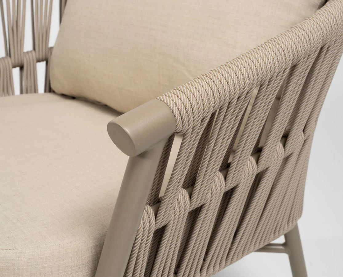Fan Lounge taupe / beige-meliert – Bild 10