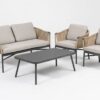 Jacky Lounge anthrazit / grau-honig