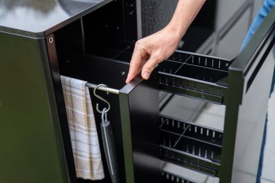 Heat Schrankmodul, schmal, mit Apothekerauszügen – Bild 3