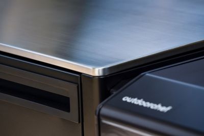 Arbeitsplatte Edelstahl für Heat Schrankmodul – Bild 2